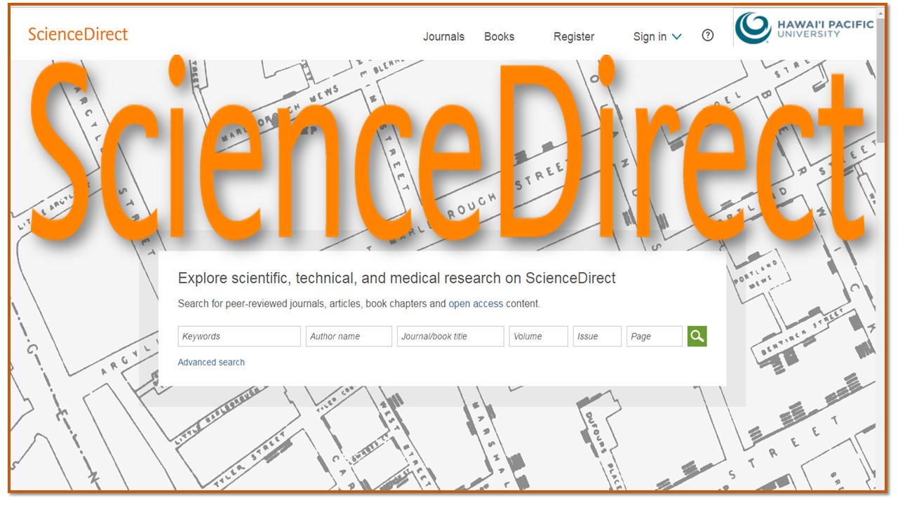 Books on ScienceDirect